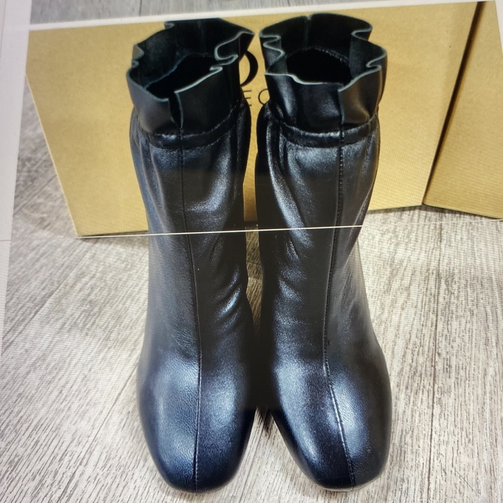 🔥🔥NEW In Box! Size 10 Black Moda Collective Jira Leather Boots!🔥🔥 - Picture 2 of 11